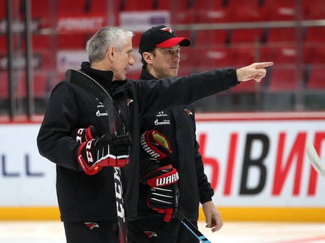 Раскатка «Авангарда» перед матчем с «Барысом»