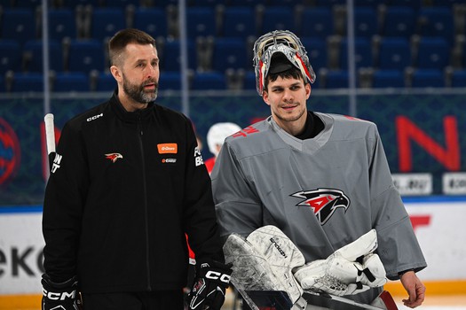 Раскатка «Авангарда» перед выездным матчем с «Драконами»