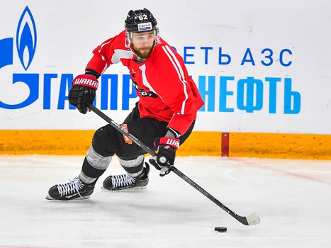 Раскатка "Авангарда" перед матчем против СКА