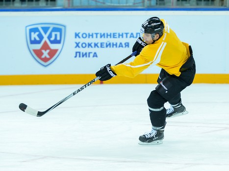 Раскатка "Авангарда" перед матчем с "Салаватом Юлаевым"