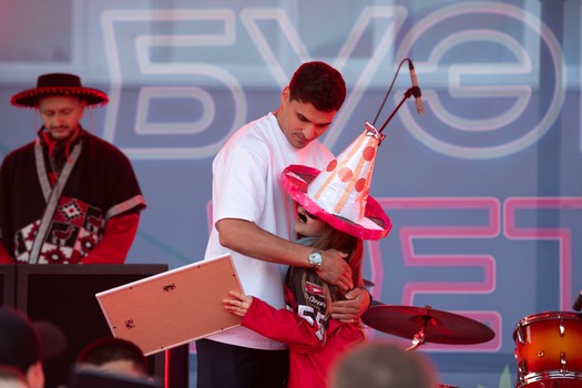 Наиль Якупов на вечеринке Буэнос Летос