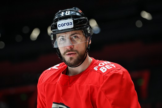 Раскатка «Авангарда» перед матчем с «Барысом»