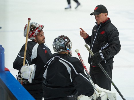 Раскатка "Авангарда" в Екатеринбурге перед игрой с "Автомобилистом"