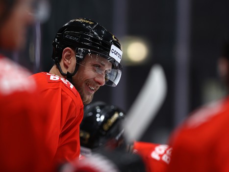 Раскатка «Авангарда» перед матчем с «Сибирью»