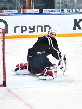 Раскатка "Авангарда" перед игрой со "Слованом"