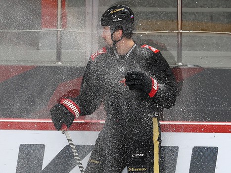 Раскатка «Авангарда» перед матчем с «Автомобилистом»