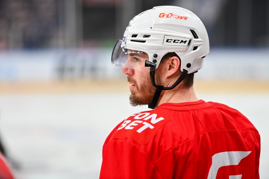 Раскатка «Авангарда» перед матчем в Магнитогорске