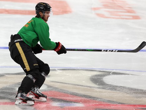 Раскатка «Авангарда» перед матчем с ХК «Сочи»