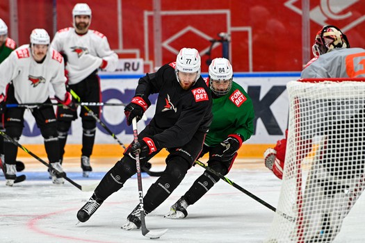 Раскатка «Авангарда» перед выездным матчем со «Спартаком»