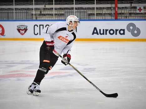 Тренировка "Авангарда" во Владивостоке перед матчем с "Адмиралом"