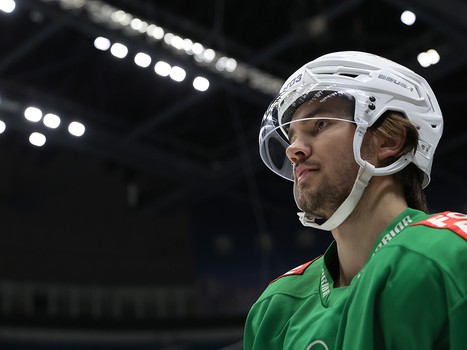 Тренировка «Авангарда» перед матчем в Нур-Султане