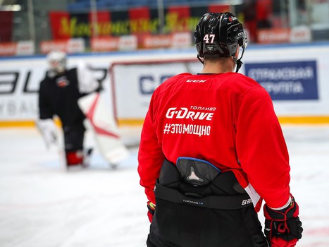 Раскатка «Авангарда» перед вторым матчем с «Адмиралом»