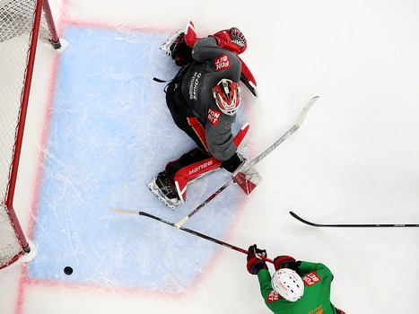 Тренировка «Авангарда» во время паузы в чемпионате