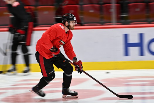 Раскатка «Авангарда» перед пятым матчем серии с «Сибирью»