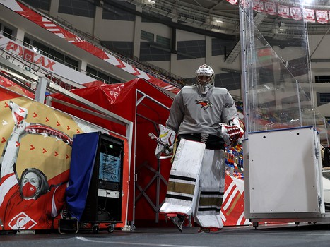 Раскатка «Авангарда» перед выездным матчем со «Спартаком»