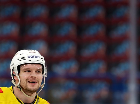 Тренировка «Авангарда» перед пятым матчем серии в Магнитогорске