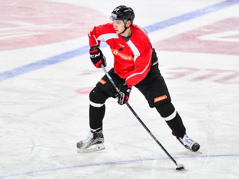 Раскатка "Авангарда" перед матчем с рижским "Динамо"