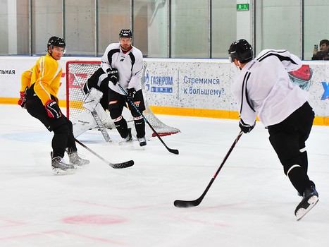 Тренировка "Авангарда" в Омске