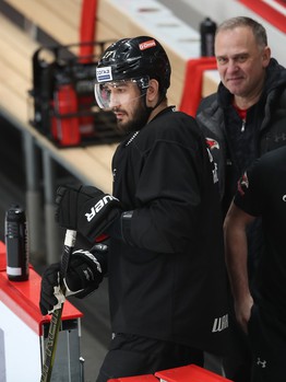 Раскатка «Авангарда» перед матчем с «Трактором»