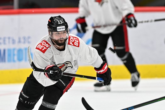 Тренировка «Авангарда» в Омске