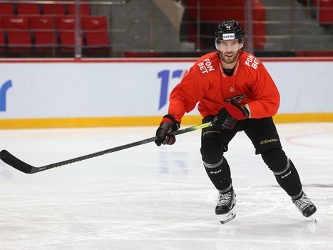 Раскатка «Авангарда» перед матчем с «Локомотивом»