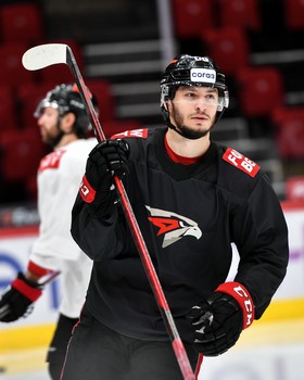 Раскатка «Авангарда» перед матчем с «Нефтехимиком»