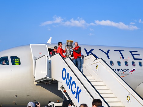 «Авангард» привёз Кубок Гагарина в Омск!