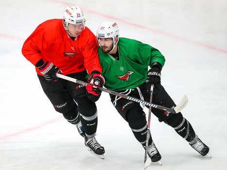 Раскатка «Авангарда» перед выездным матчем со «Спартаком»