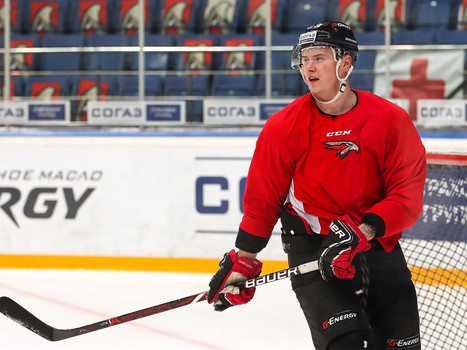 Раскатка «Авангарда» перед первым матчем серии с «Ак Барсом»