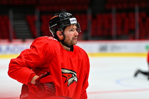 Раскатка «Авангарда» перед матчем с ХК «Сочи»