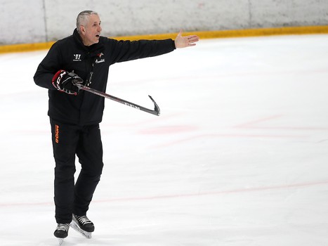 Тренировка «Авангарда» перед первым матчем серии с «Ак Барсом»