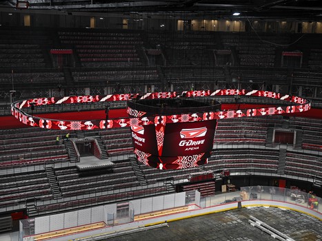 Александр Крылов на G-Drive Арене и в Хоккейной Академии «Авангард»