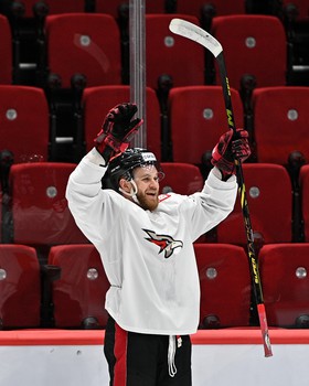 Раскатка «Авангарда» перед матчем с «Салаватом Юлаевым»