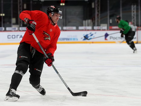 Раскатка «Авангарда» перед матчем с «Амуром»