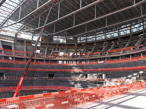 Техническая готовность «Арены Омск» составляет 35%