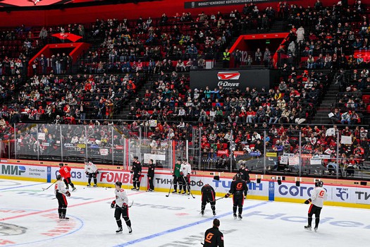 Открытая тренировка «Авангарда» перед вторым раундом плей-офф