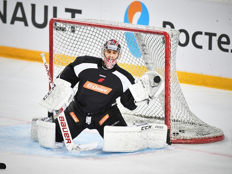 Раскатка "Авангарда" перед матчем с "Локомотивом"