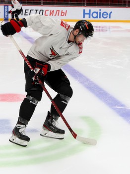 Раскатка «Авангарда» перед матчем с «Нефтехимиком»