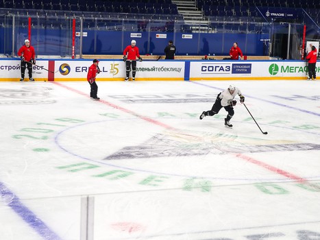 Раскатка «Авангарда» в Уфе перед четвертым матчем серии с «Салаватом Юлаевым»