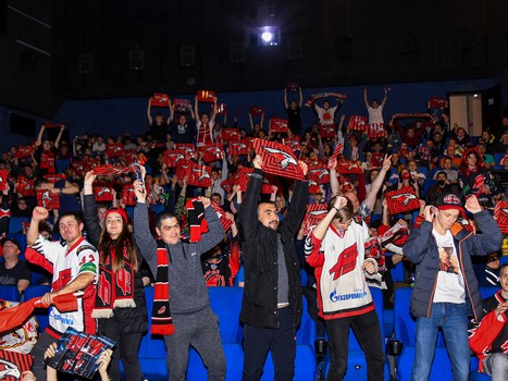 Омск празднует чемпионство «Авангарда»!