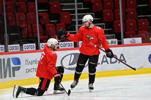 Тренировка «Авангарда» на старте паузы в чемпионате