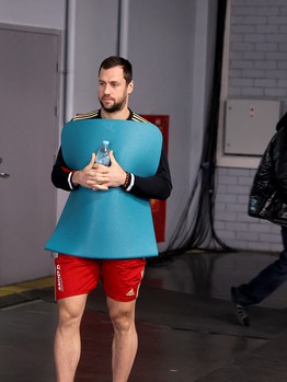 Тренировка «Авангарда» перед вторым матчем серии с «Ак Барсом»