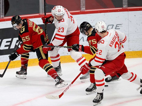 17.02.2022. Товарищеский матч. «Авангард» - «Спартак» 3:5