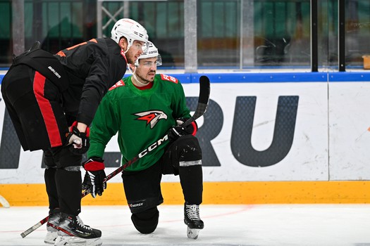 Раскатка «Авангарда» перед вторым матчем финала Востока с «Ак Барсом»