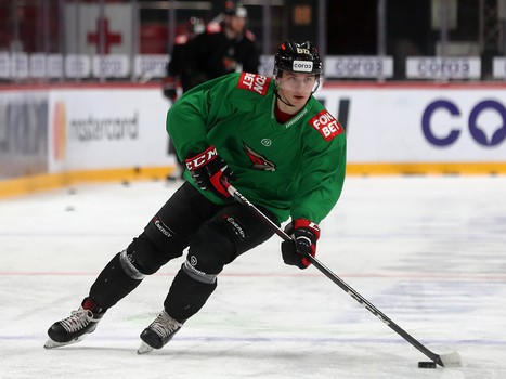 Раскатка «Авангарда» перед матчем с «Йокеритом»