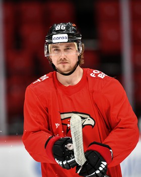 Раскатка «Авангарда» перед матчем с «Нефтехимиком»