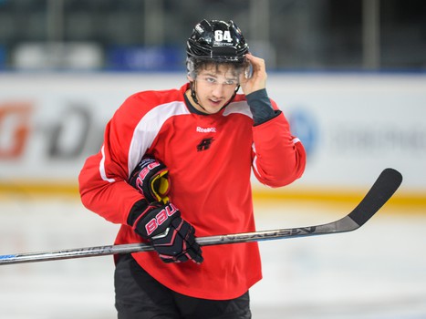 Открытая тренировка "Авангарда" для СМИ перед стартом серии с "Ак Барсом"