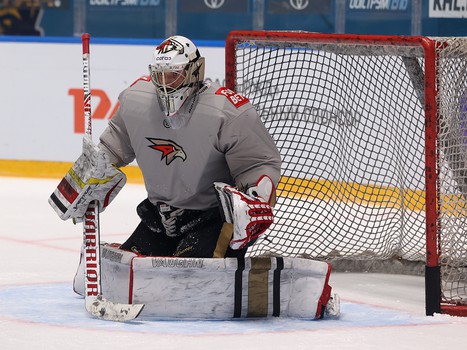 Раскатка «Авангарда» перед матчем в Сочи