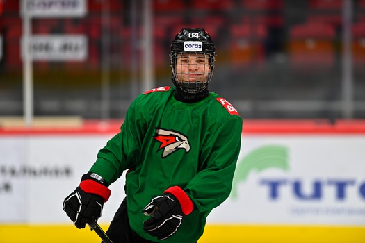 Тренировка «Авангарда» перед матчем с «Витязем»