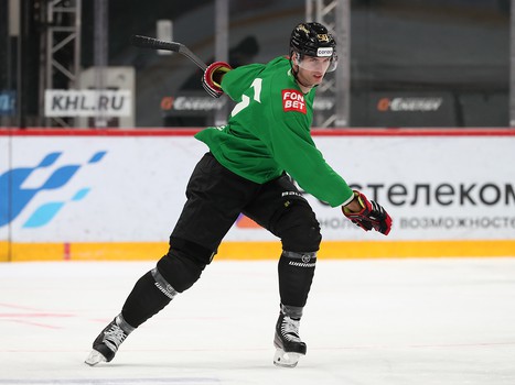 Первая тренировка Виктора Сведберга в «Авангарде»